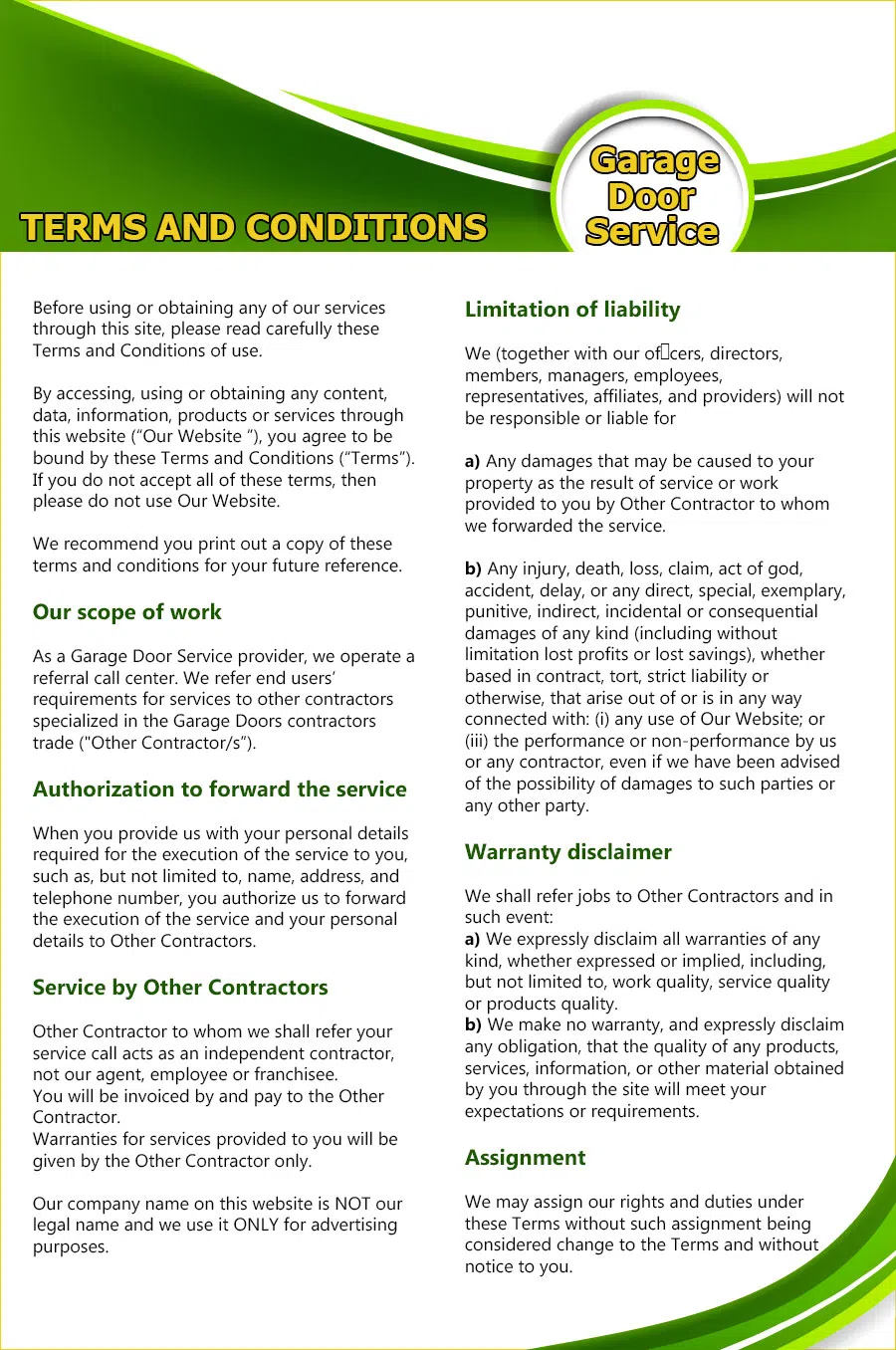 Master Garage Door Service Kaysville, UT 801-341-2860